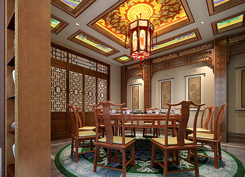张掖中式古典风格家居装修设计效果图