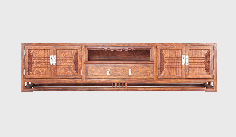 张掖刺猬紫檀电视柜低柜现代中式全实木电视柜客厅高低柜