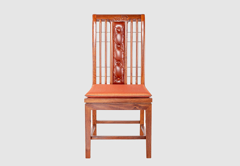 张掖芙蓉榭中式实木餐椅效果图
