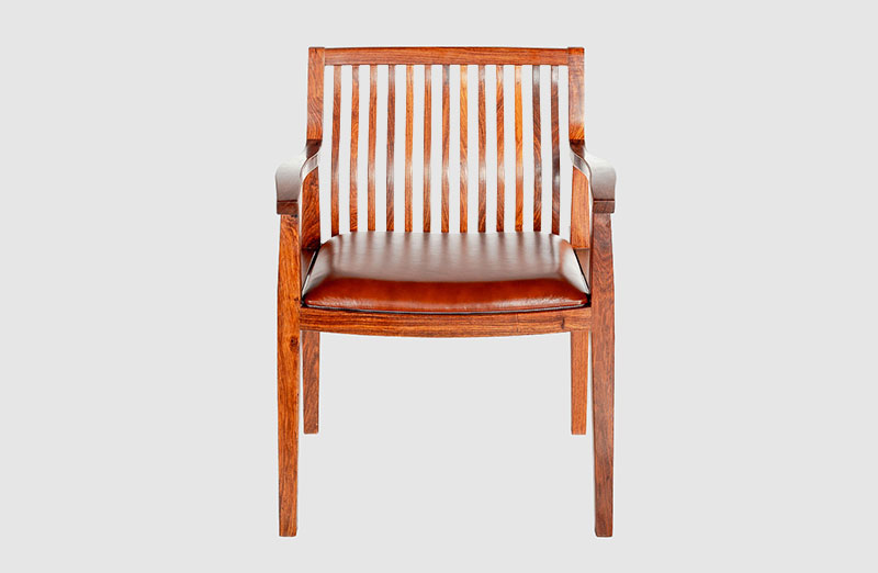 张掖中式实木大方椅家具效果图